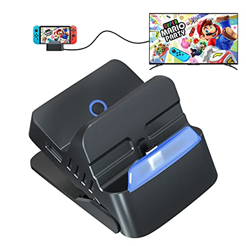 Switch Dock for Nintendo Switch/Switch OLED,Switch Docking Station Replacement for Official Nintendo Switch Dock,Travel Switch TV Dock 4K HDMI USB 3.0 Ports,Nintendo Switch Accessories