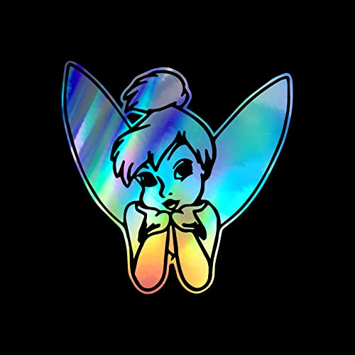 Tinker Bell Decal Vinyl Sticker Auto Car Truck Wall Laptop | Holographic | 5.5' x 5.5'