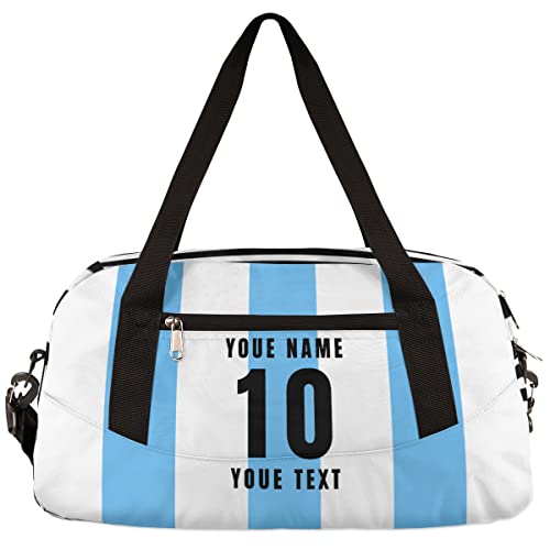 Soccer Kids Duffel Bag for Girls Boys Teens, World Cup Soccer Overnight Small Duffel Bag Carry On Weekend Sports Gym Travel Bag for Campus Activities