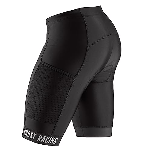 Men's Triathlon Shorts - Mens Tri Suit - Mens Tri Short (as1, Alpha, m, Regular, Regular) Black