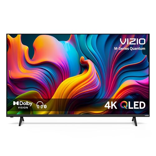 VIZIO 55-Inch M-Series 4K QLED HDR Smart TV with Voice Remote, Dolby Vision, HDR10+, Alexa Compatibility, VRR with AMD FreeSync, M55Q6-J01, 2022 Model