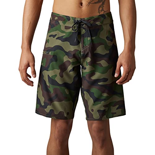 Fox Racing Men's Standard Overhead Stretch Boardshort 21', Green CAMO, 34