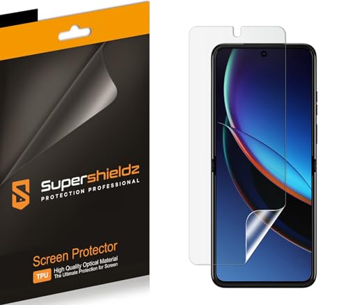 Supershieldz (2 Pack) Designed for Motorola Razr (2023) Screen Protector, High Definition Clear Shield (TPU)