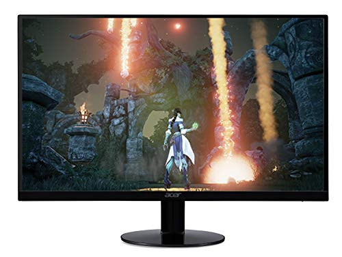Acer SB230 Bbix 23' Full HD (1920 x 1080) IPS Ultra-Thin Zero Frame Monitor with AMD Radeon FREESYNC Technology - 1ms | 75Hz Refresh (HDMI & VGA ports), Black