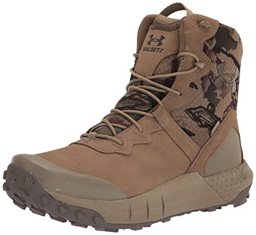Under Armour Men's Military Grade Valsetz Waterproof Tactical Boot, (300) Bayou/Ridge Reaper Camo Barren/Maverick Brown, 10