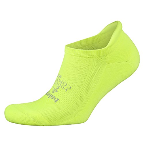 Balega Hidden Comfort Performance No Show Athletic Running Socks for Men and Women (1 Pair), Zest Lemon, Medium