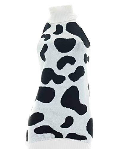 Olens Japan Style Turtleneck Sleeveless Open Back Virgin Killer Sweater Anime Cosplay Sweater (Milk)