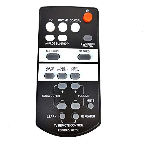 New FSR66 ZJ78750 for Yamaha Home Audio Speaker System Remote Control YAS-103 YAS-105 YAS-106 YAS-107 YAS-108 YAS-203 YAS-207 ATS-1030 ATS-1060 ATS-1070 ATS-1080