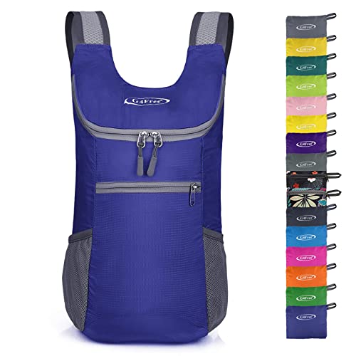 G4Free Lightweight Packable Hiking Backpack for Men Women Small Hiking Daypacks Foldable Shoulder Pack Casual Outdoor Bag 11L
