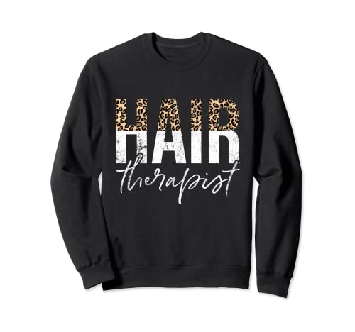 Vintage Hair Therapist Hair Stylist Hairdresser Hairstylist Sweatshirt