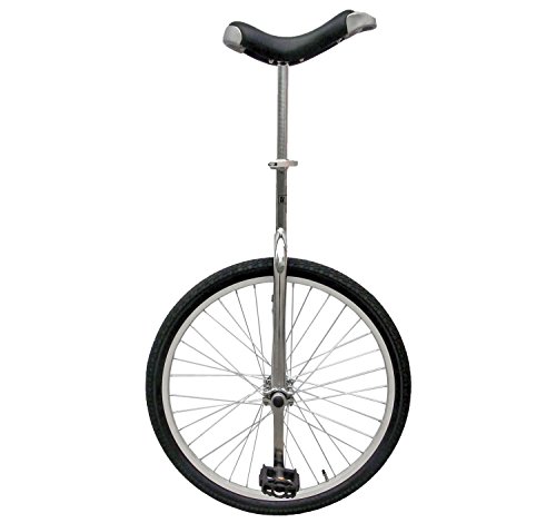 Fun 24 Inch Wheel Chrome Unicycle with Alloy Rim