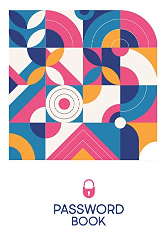 Password book: Log book password keeper with alphabetical tabs | Book organizer | Small journal and notebook for website addresses, logins and passwords