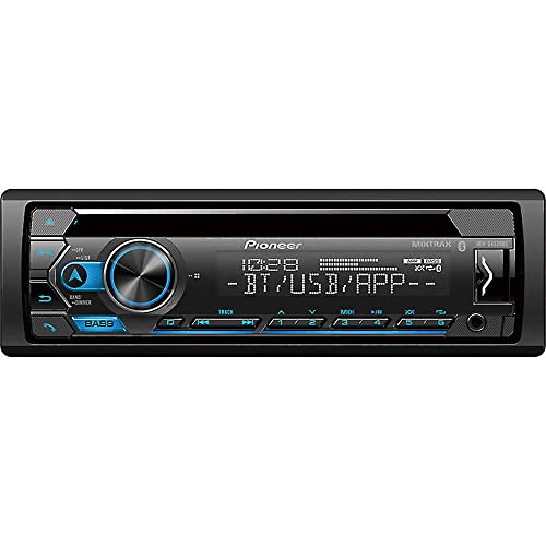 Pioneer DEHS4220BT Single Din Detachable Face Am/fm/cd Receiver - Amazon Alexa Pioneer Smart Sync App Bluetoo