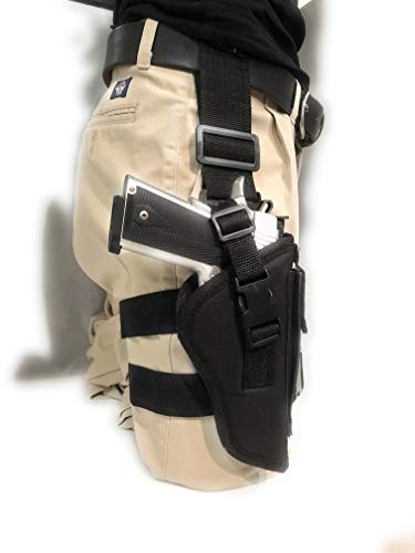Nylon Tactical Leg Holster Fits Smith & Wesson M&p Sigma 9mm 40 V Side Holster Glock 17,19,22,31,33,23,32,25,38 Sig Sauer P226,p228,p229 See Size Chart Inside.