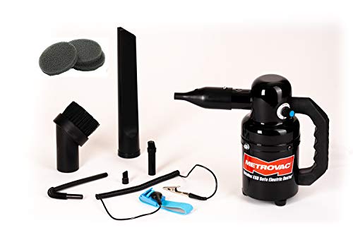 Includes 3 Extra Filters - DataVac Variable Speed ESD Safe Electric Duster ED-500 – ESDV | Electronics and Computer Blower - Cleaner | Multi-Use | MetroVac - Made in The USA | This is Not A Vacuum