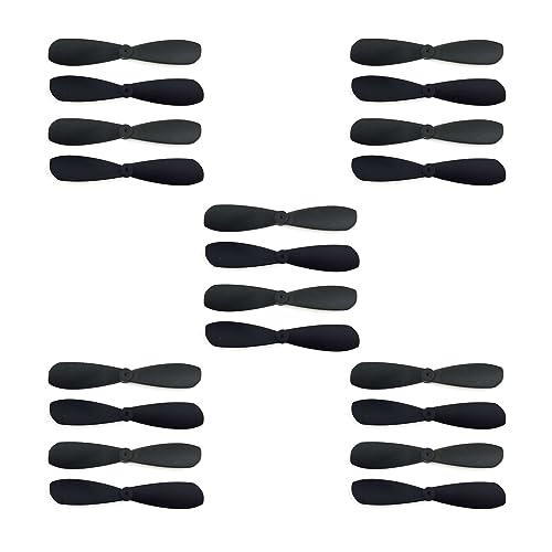skrnrhrery The Propeller Blades, UAV Propeller Used to Remote Control The Glider Special Nylon 46 Mm Blade Shaft 0.8 Mm of Positive and Negative Mini UAV Propeller Aircraft Parts