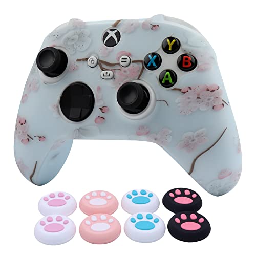 ROTOMOON Glitter Silicone Controller Skins for Xbox Series, Sweat-Proof Anti-Slip Controller Cover Skin Protector Compatible with Xbox Series S/X Controller