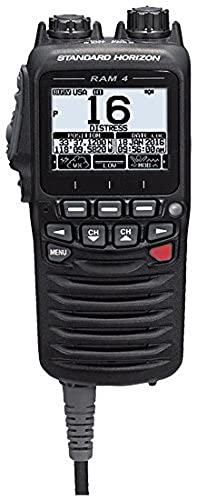 Standard Horizon SSM-70H 2.5' Wired Remote Access Microphone (RAM4) Black