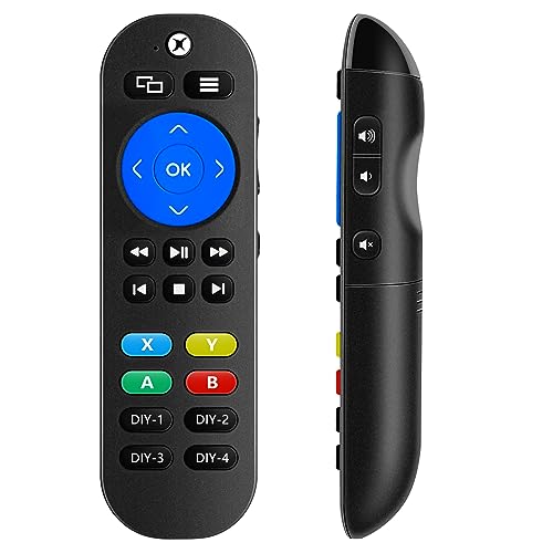 tiebutie Pre-Programmed Media Remote Control Compatible with Xbox One, Xbox One S, Xbox One X - All in One Universal Control for Xbox Remote, LG & Vizio TV Remote with 7 Learning Programmed Keys
