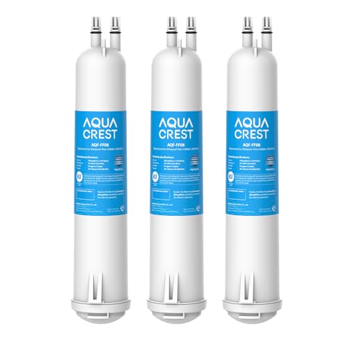 AQUA CREST AQF-FF08 Replacement for 4396841, Everydrop Filter 3, EDR3RXD1, 4396710, Kenmore 46-9083, 46-9030, Refrigerator Water Filter, 3 Filters