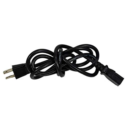Yustda New AC Power Cord Cable Replacement for Sharp AQUOS LC-60C52U LC-19SB25U LC-20AV6U LC-37D44U LC-46D62U LC-46SB54U LC-20SH4U LC-20SH6U