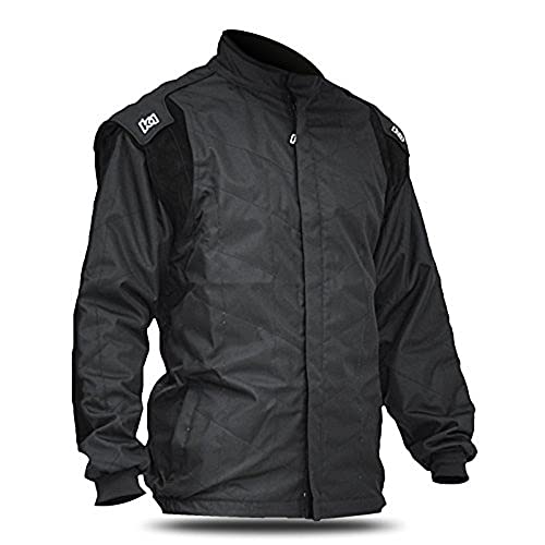K1 Race Gear Racing Kart Jacket (Black, Large/X-Large)