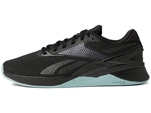 Reebok Women's Nano X3 Cross Trainer, Black/Blue Pearl/White, 7