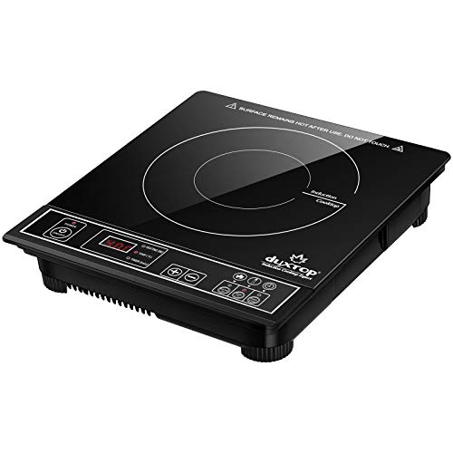 Duxtop 1800W Portable Induction Cooktop Countertop Burner, Silver 8120MC/BT-180G3