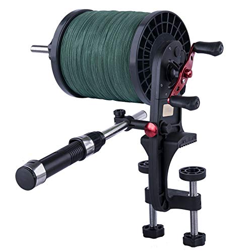 Goture Fishing Line Spooler Winder Machine //Unwinding Function//Reel Spooler Fishing Line Winder Spooler Machine Spooling Station System Fishing Reel Winder Spinning Cast Spincast Trolling Reel
