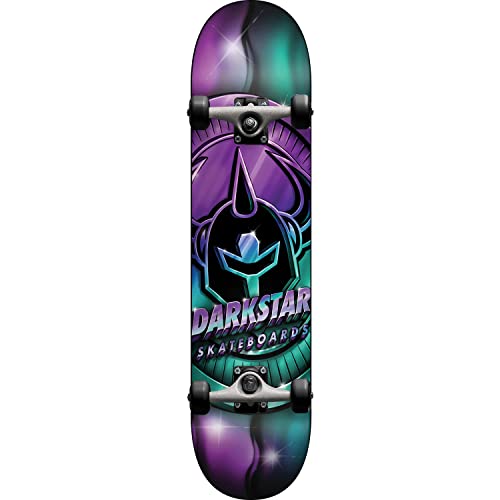 Darkstar Skateboards Anodize Aqua/Purple Complete Skateboard First Push - 8' x 32'