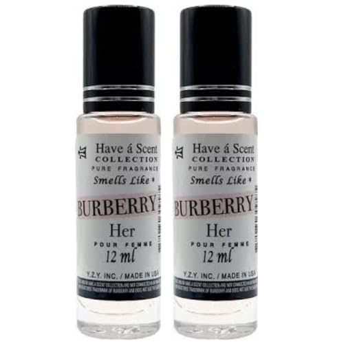 Smell Like Burberry Her Pour Femme 12ml (Pack of 2)