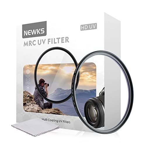 Newks 37mm MRC UV Protection Filter Kit,Clear UV Filters Slim Protector,16 Multi-Layer Nano Coated/Ultra Thin/High Definition/Quality for Canon,Nikon,Sony,Sigma,etc 37mm Camera Lens Protective