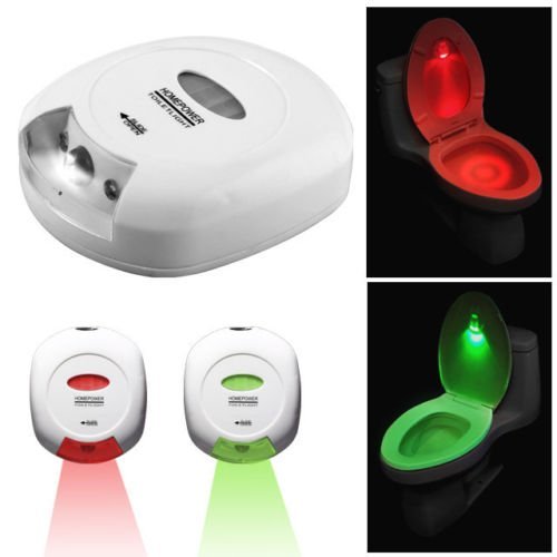 Worldoor New Lavnav LED Energy-efficient Sensor Motion Activated Toilet Light Battery-Operated Night Light, LED Sensor Motion Activated Toilet Light Bathroom Flush Toilet Lamp