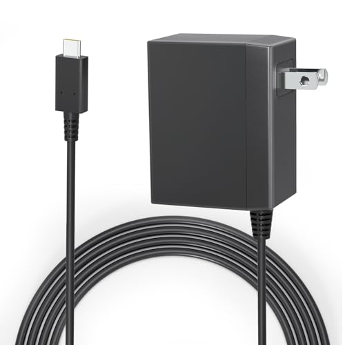 USB C Fast Charger for Nintendo Switch,Switch Lite,Switch OLED,Switch Dock,Pro Controller,Dock Station 15V 2.6A 39W Power Adapter Support TV Mode