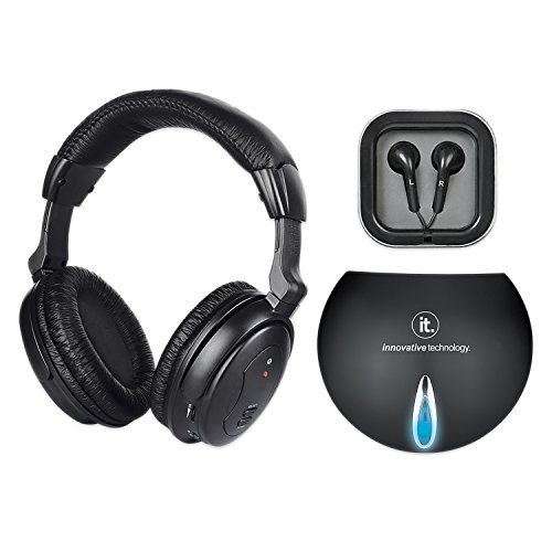 it.innovative technology ITHW-858 Wireless Headphones with Transmitter