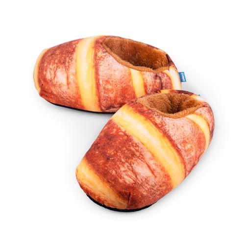 Coddies Loafers | Bread Slippers, Novelty Plush Slippers, Funny Gift, Non-slip Grip | Men, Women & Kids (8-11 Men | 10-13 Women | EU 41-45)