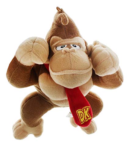 Nintendo 10.5' Donkey Kong Plush Doll - Animal Themed, Soft & Colorful Toy Figure