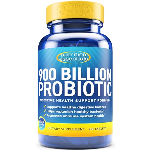 Probiotics for Women and Men - with Lactase Enzyme and Prebiotic Fiber for Digestive Health - 80%+ More Potent Supplement for Gut Health Support - Vegan Raw Probiotic Formula, Made in The USA