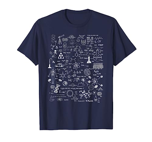 Science Physic Math Chemistry Biology Astronomy T Shirt