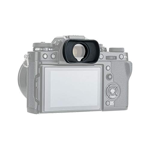 JJC Viewfinder Eyecup Eyepiece for Fuji Fujifilm X-T5 X-T4 X-T3 X-T2 X-T1 X-H1 X-H2 X-H2S GFX 100 GFX 100S GFX 50S and GFX 50S II Camera, Replaces Fuji Fujifilm EC-XT L Eyepiece