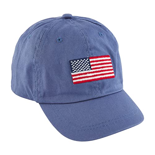 Mud Pie Flag Embroidered Hat