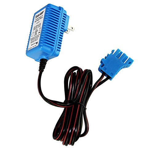 SafeAMP 12 Volt UL LISTED Battery Charger Compatible With Peg Perego 12V Battery for John Deere Ground Force Tractor, John Deere Gator XUV Polaris RZR 900 Powered Ride On Car