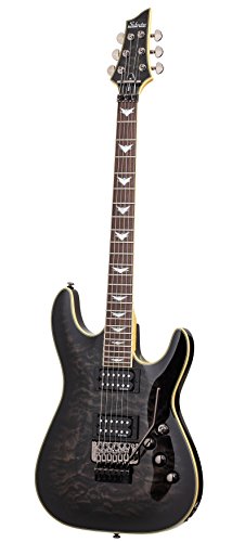 Schecter Guitar Research Omen Extreme-6 FR Electric Guitar - See-Thru Black