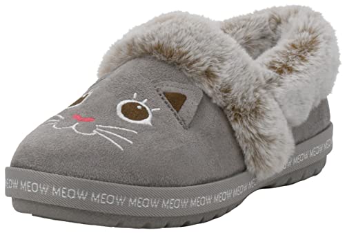 Skechers Women's Bobs Too Cozy Meow Pajamas Sneaker, Taupe, 8 M US