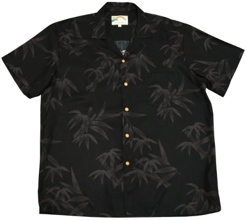 Paradise Found Mens Bamboo 2013 Shirt Black M