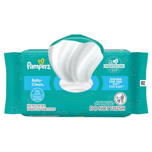 Pampers Baby Wipes Baby Fresh Scented 1X Pop-Top Packs 72 Count