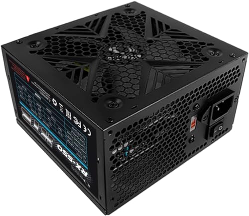 Raidmax Power Supply 550 Watt for PC Case Gaming Computer with ATX 12V, V2.3, 20+4 Pin Floppy, PCI Express, SATA, PC Internal Power Suuplies