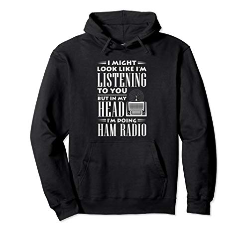 Amateur Radio Funny Vintage Hobby Ham Operators Gift Pullover Hoodie