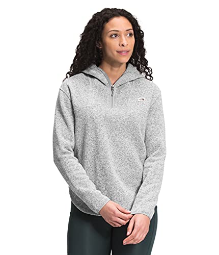 THE NORTH FACE Women's Crescent Popover, TNF Light Grey Heather, XL