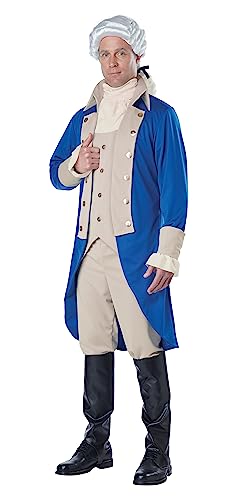 Adult George Washington Costume Medium Blue
